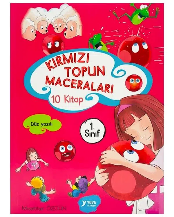1. Sınıf Kırmızı Topun Maceraları Seti 10 Kitap