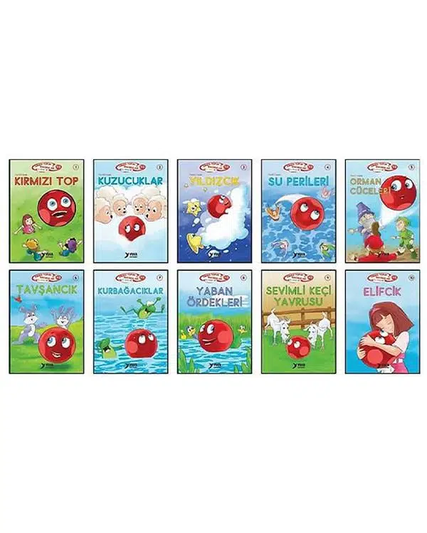 1. Sınıf Kırmızı Topun Maceraları Seti 10 Kitap 1. Sınıf Kırmızı Topun Maceraları Seti 10 Kitap