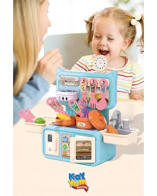 Kayyum Oyuncak Mini Mutfak Seti Mavi 2561 Kayyum Oyuncak Mini Mutfak Seti Mavi 2561