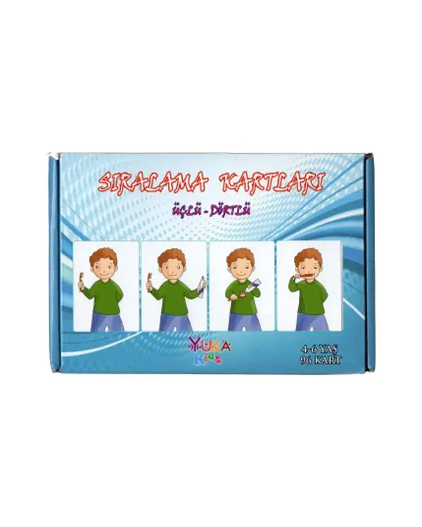 Sıralama Kartları 3lü ve 4lü Yuka Kids