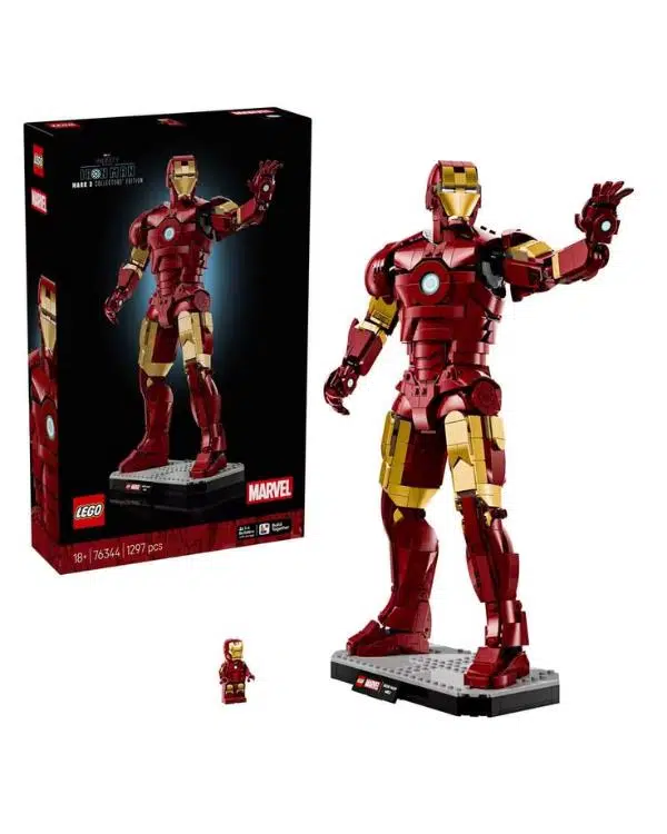 Lego Marvel Iron Man Mark 3 Koleksiyoncu Versiyonu 1297 Parça 76344