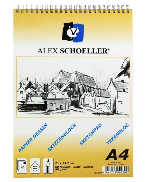 Alex Schoeller Eskiz Defteri A4 90 g