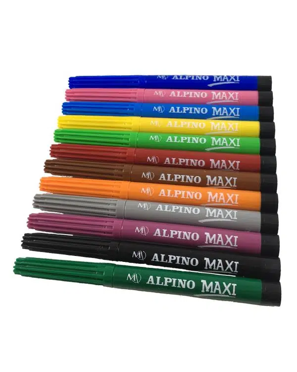Alpino Maxi Keçeli Kalem 12 Renk Alpino Maxi Keçeli Kalem 12 Renk