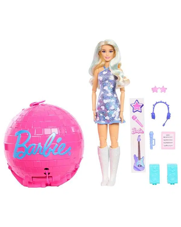 Barbie Team Barbie Roll & Reveal Pop Yıldızı Bebek ve Aksesuarları JMK19 Barbie Team Barbie Roll & Reveal Pop Yıldızı Bebek ve Aksesuarları JMK19