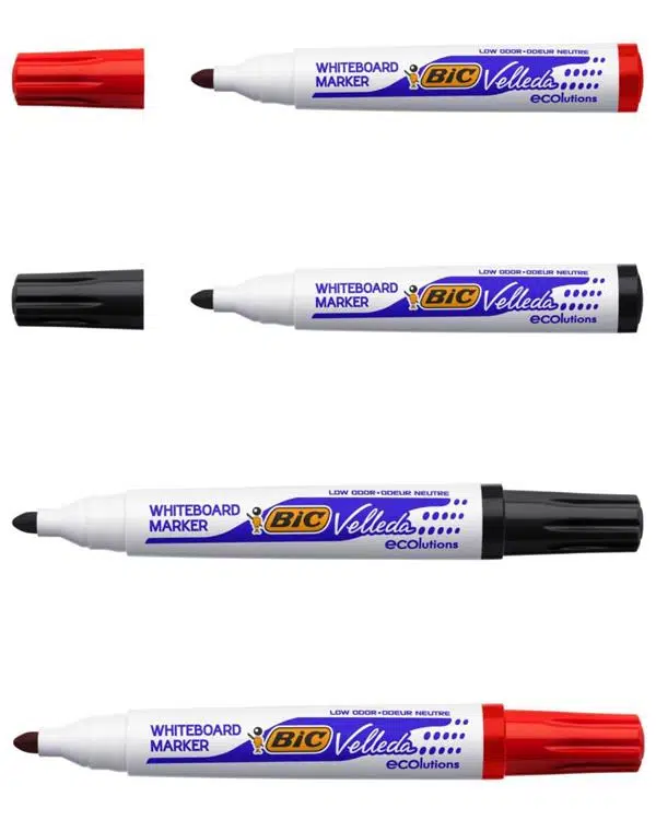 Bic Velleda 1701 4’lü Tahta Kalemi Seti Kırmızı-Siyah Bic Velleda 1701 4’lü Tahta Kalemi Seti Kırmızı-Siyah