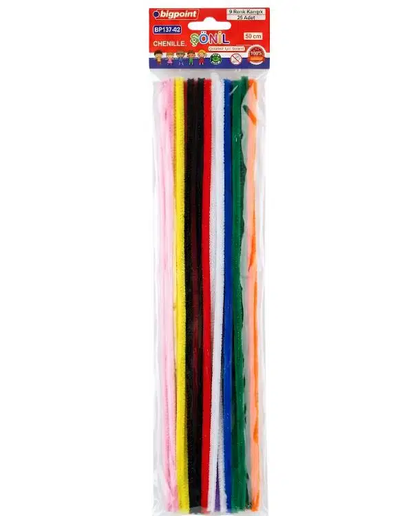 Bigpoint Renkli Şönil 25 Adet 50cm