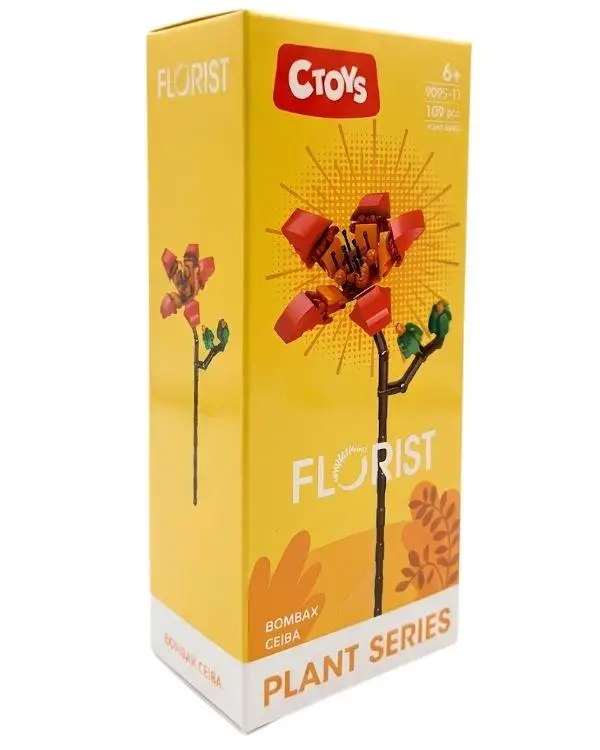 Ctoys Çiçek Yapım Blok Seti Florist 9095-11 Pamuk Ağacı