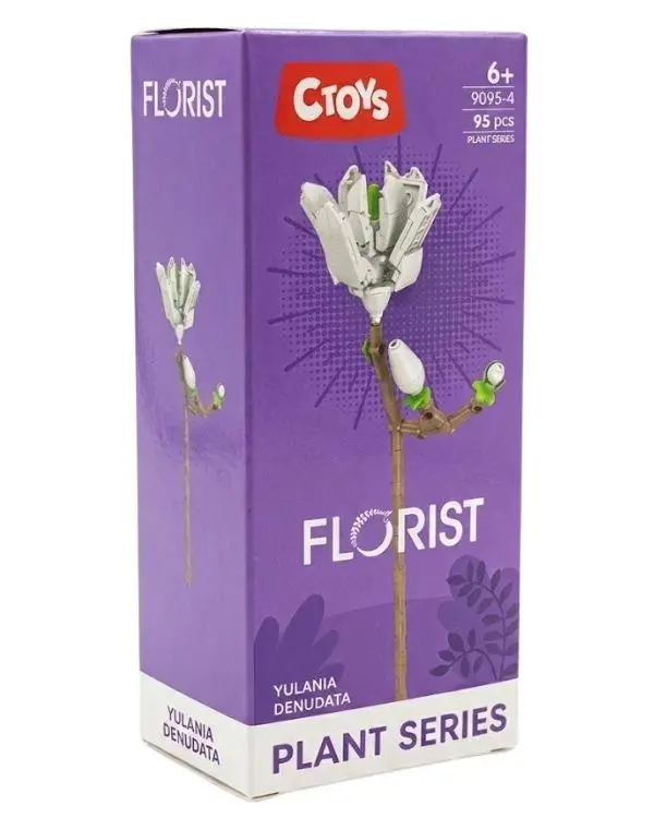 Ctoys Çiçek Yapım Blok Seti Florist 9095-4 Yulan Manolyası