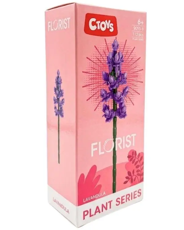 Ctoys Çiçek Yapım Blok Seti Florist 9095-6 Lavanta