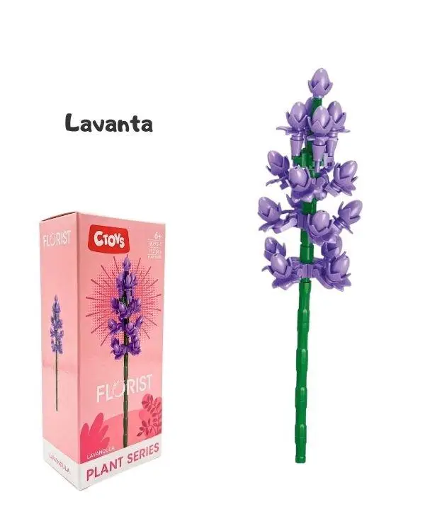 Ctoys Çiçek Yapım Blok Seti Florist 9095-6 Lavanta Ctoys Çiçek Yapım Blok Seti Florist 9095-6 Lavanta