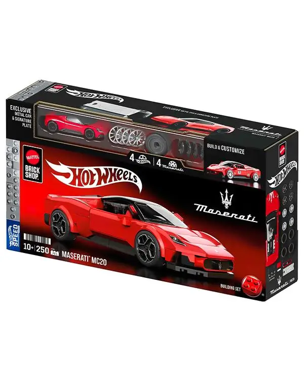 Hot Wheels Speed Serisi Maserati MC20 Araba Yapım Seti JFR90