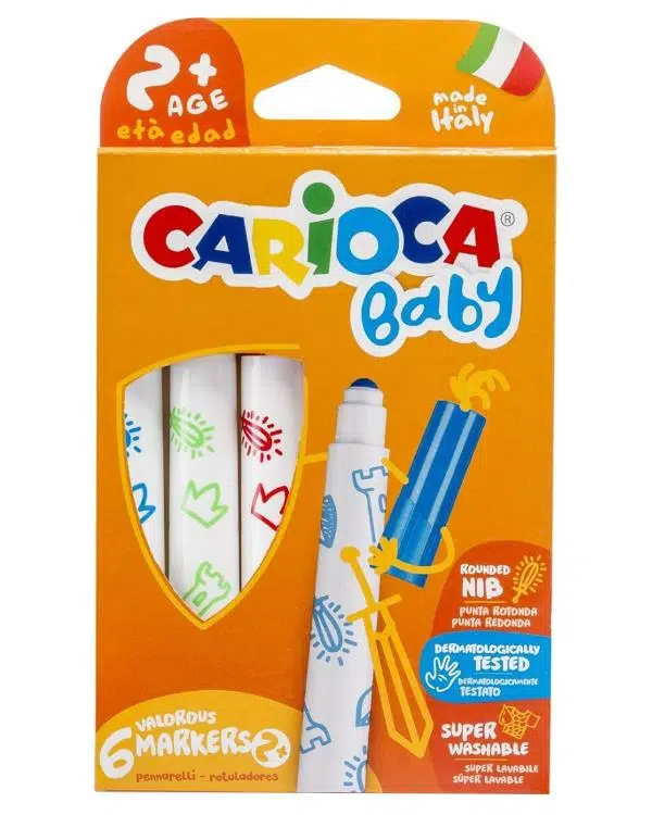 Carioca Baby Mum Boya Oyun Hamuru ve Keçeli Kalem Boya Seti Carioca Baby Mum Boya Oyun Hamuru ve Keçeli Kalem Boya Seti