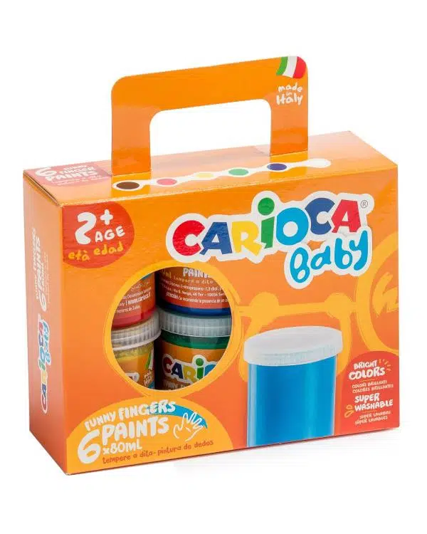 Carioca Baby Parmak Boya ve Carioca Baby Marker 2 Adet Boyama Seti Carioca Baby Parmak Boya ve Carioca Baby Marker 2 Adet Boyama Seti
