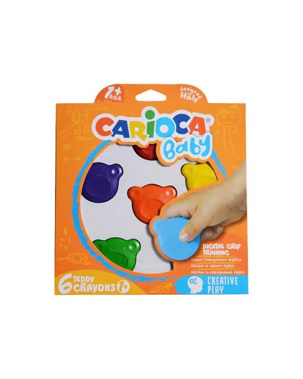 Carioca Teddy Şekilli Mum Boya - Carioca Teddy Keçeli Kalem - Carioca Wax Crayons 3 Adet Boyama Seti Carioca Teddy Şekilli Mum Boya - Carioca Teddy Keçeli Kalem - Carioca Wax Crayons 3 Adet Boyama Seti