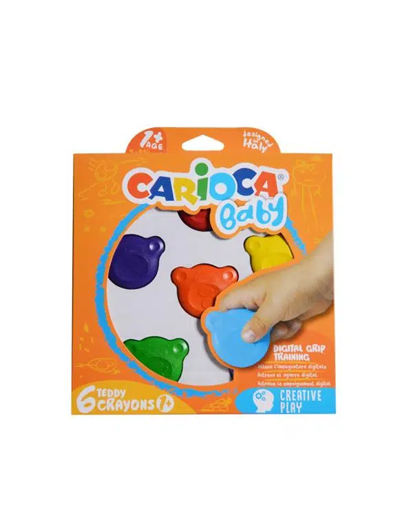 Carioca Teddy Şekilli Mum Boya ve Carioca Baby Marker 2 Adet Boyama Seti Carioca Teddy Şekilli Mum Boya ve Carioca Baby Marker 2 Adet Boyama Seti