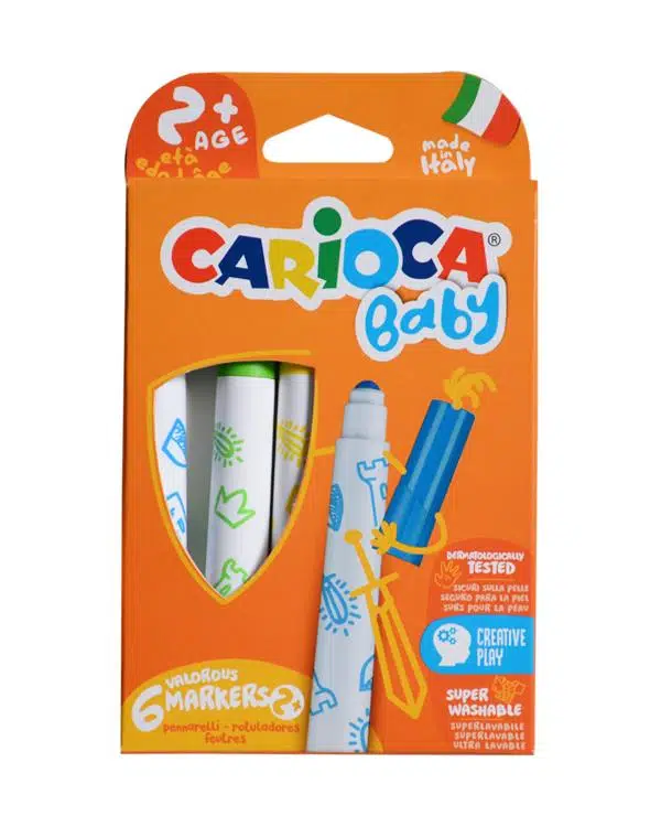 Carioca Teddy Şekilli Mum Boya ve Carioca Baby Marker 2 Adet Boyama Seti Carioca Teddy Şekilli Mum Boya ve Carioca Baby Marker 2 Adet Boyama Seti