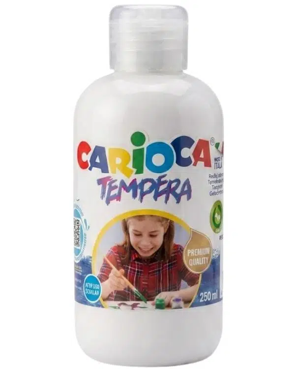 Carioca Tempera Süper Yıkanabilir Beyaz Suluboya 250 ML
