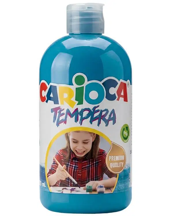 Carioca Tempera Süper Yıkanabilir Mavi Suluboya 500 ML