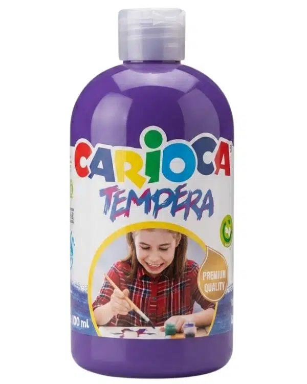 Carioca Tempera Süper Yıkanabilir Mor Suluboya 500 ML