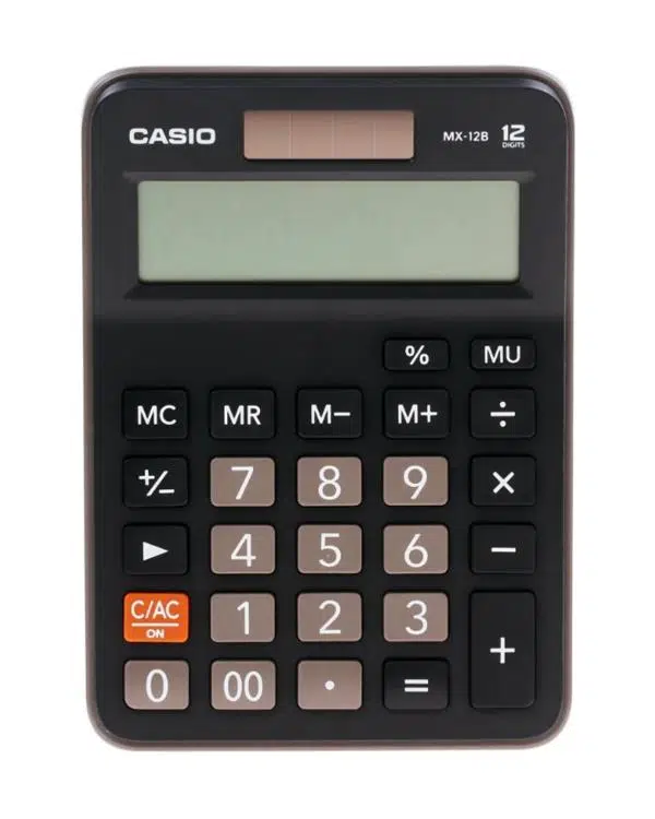 Casio MX-12B 12 Hane Masa Üstü Hesap Makinesi Casio MX-12B 12 Hane Masa Üstü Hesap Makinesi