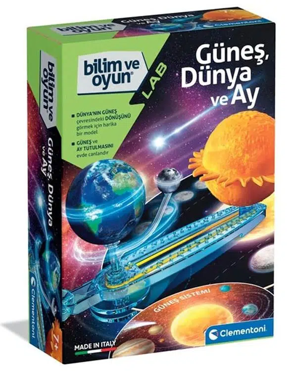 Clementoni Bilim ve Oyun Güneş Dünya ve Ay 64738