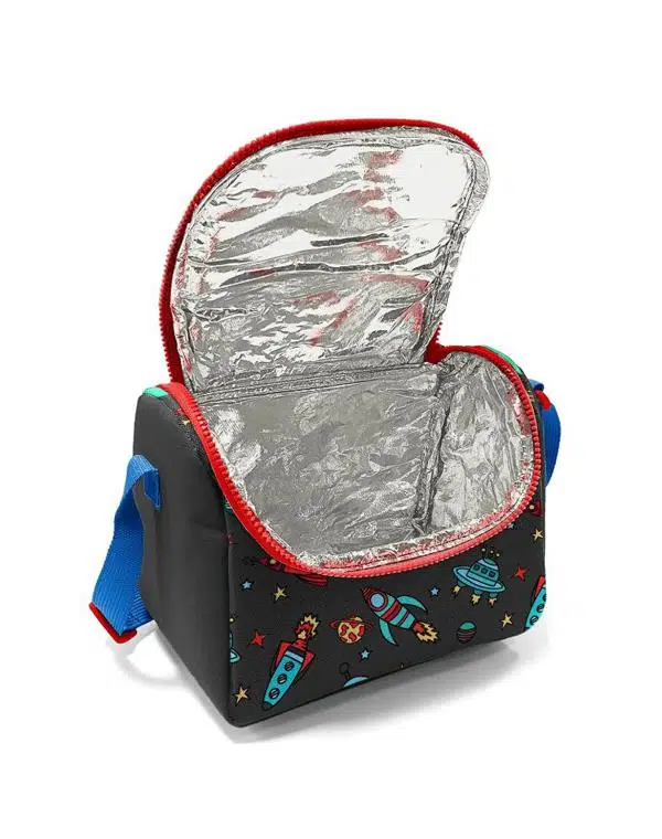 Coral High Koyu Gri Kırmızı Uzay Desenli Thermo Beslenme Çantası 11808 Coral High Koyu Gri Kırmızı Uzay Desenli Thermo Beslenme Çantası 11808