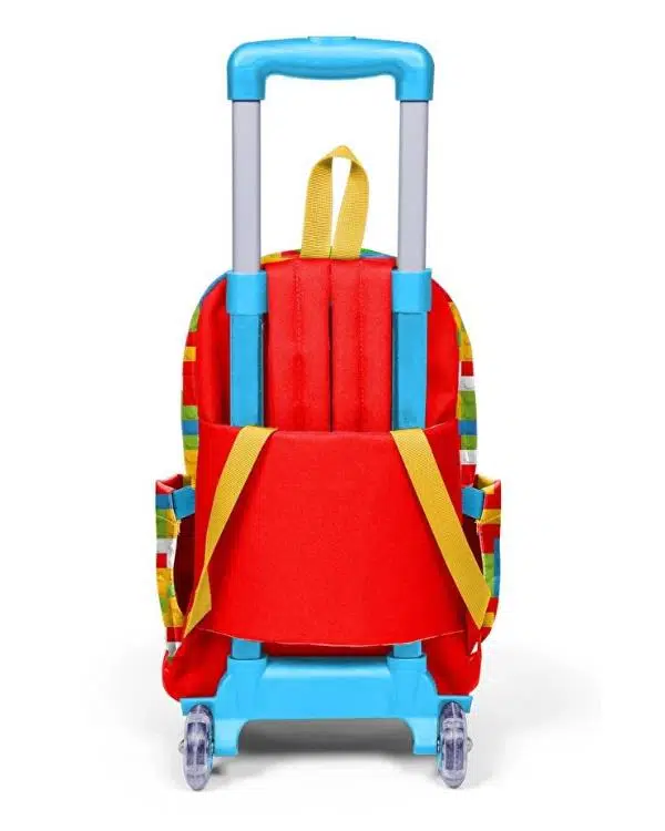 Coral High Renkli Blok Desenli Çekçekli Okul Çantası 23975 Coral High Renkli Blok Desenli Çekçekli Okul Çantası 23975