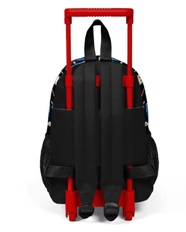 Coral High Siyah Ninja Desenli Çekçekli Anaokul Çantası 24013 Coral High Siyah Ninja Desenli Çekçekli Anaokul Çantası 24013