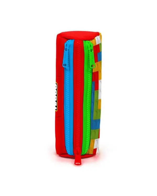 Coral High Renkli Blok Desenli Üç Bölmeli Kalem Çantası 22091 Coral High Renkli Blok Desenli Üç Bölmeli Kalem Çantası 22091