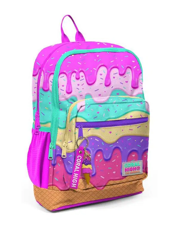 Coral High Kids Pembe Rengarenk Dondurma Desenli 3lü Okul Çanta Seti Coral High Kids Pembe Rengarenk Dondurma Desenli 3lü Okul Çanta Seti