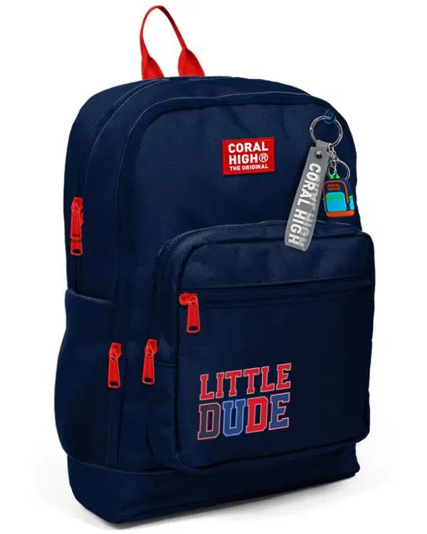 Coral High Lacivert Little Dude Desenli Okul Sırt Çantası 33219