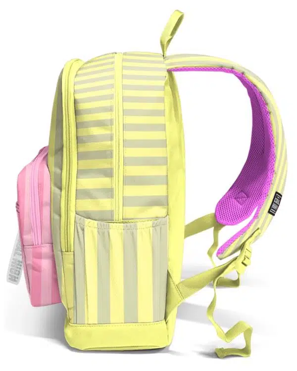 Coral High Pembe Sarı Çizgi Desenli Okul Sırt Çantası 33223 Coral High Pembe Sarı Çizgi Desenli Okul Sırt Çantası 33223