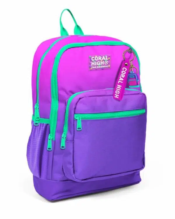 Coral High Pembe Mor Renk Geçişli Okul Çantası 23762