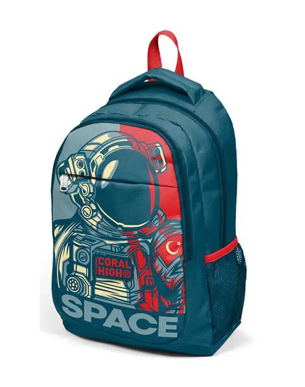 Coral High Okul Sırt Çantası Astronot Desenli 14389 Coral High Okul Sırt Çantası Astronot Desenli 14389