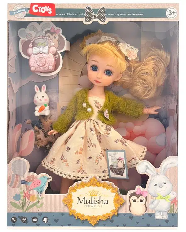Ctoy Mulisha Dolls with Love Oyuncak Bebek Aksesuarlı 30 cm QJ171C