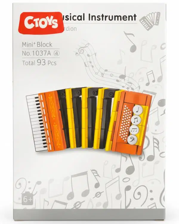Ctoys Musical Instrument Series Mini Block Accordion