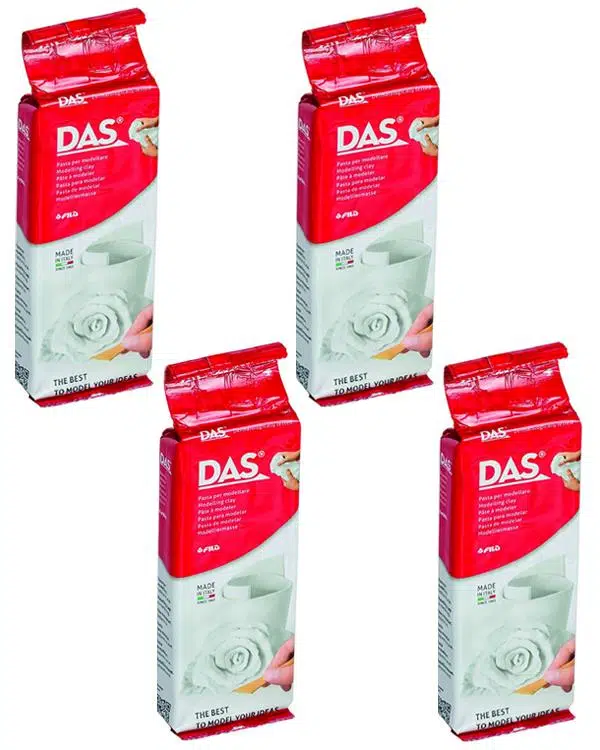 Das Seramik Hamuru Beyaz 250 gr 4 Adet