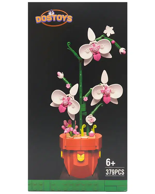 Dostoys Flowers Yapı Taşı Serisi Kelebek Orkide Çiçek Yapım Seti 379 Parça 11610
