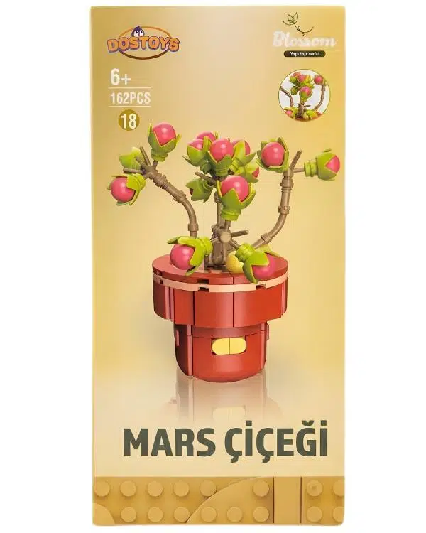 Dostoys Yapı Taşı Serisi Çiçek Yapım Seti Mars Çiçeği 162 Parça