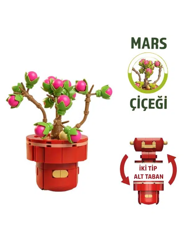 Dostoys Yapı Taşı Serisi Çiçek Yapım Seti Mars Çiçeği 162 Parça Dostoys Yapı Taşı Serisi Çiçek Yapım Seti Mars Çiçeği 162 Parça