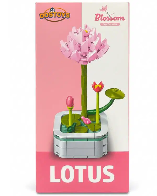 Dostoys Yapı Taşı Serisi Çiçek Yapım Seti Lotus