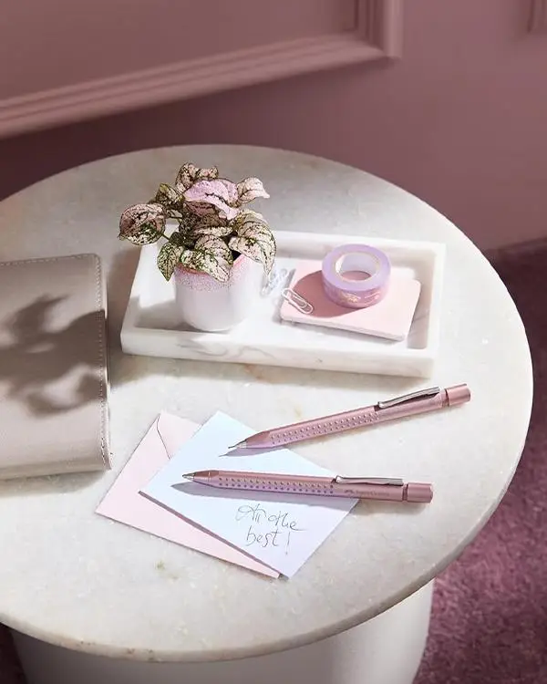 Faber Castell Grip 2011 0.7 mm Pale Rose Pembe Versatil Kalem Faber Castell Grip 2011 0.7 mm Pale Rose Pembe Versatil Kalem