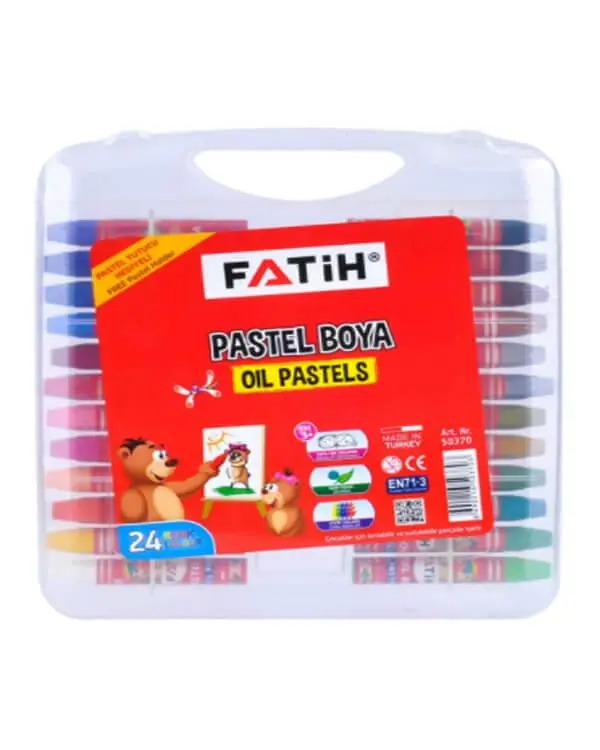 Fatih 24lü Çantalı Pastel Boya Seti