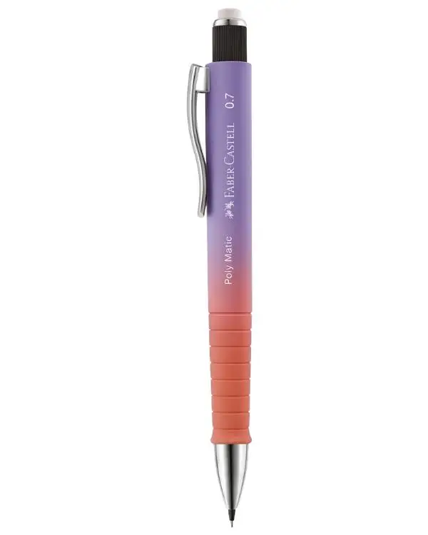 Faber Castell Poly Matic 0.7 mm Mor Turuncu Versatil Kalem 