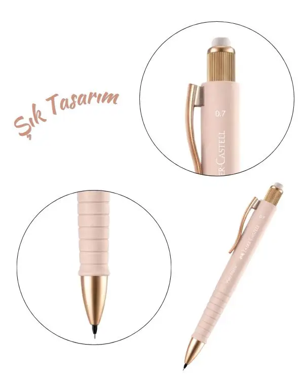 Faber Castell Poly Matic 0.7 mm Pembe Versatil Kalem Faber Castell Poly Matic 0.7 mm Pembe Versatil Kalem