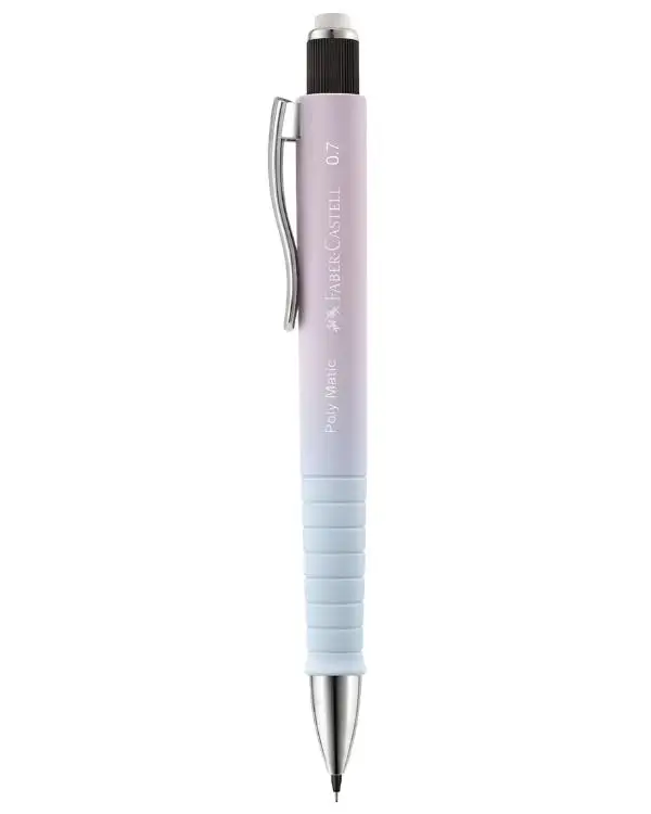 Faber Castell Poly Matic 0.7 mm Bebek Pembe Bebek Mavi Versatil Kalem 