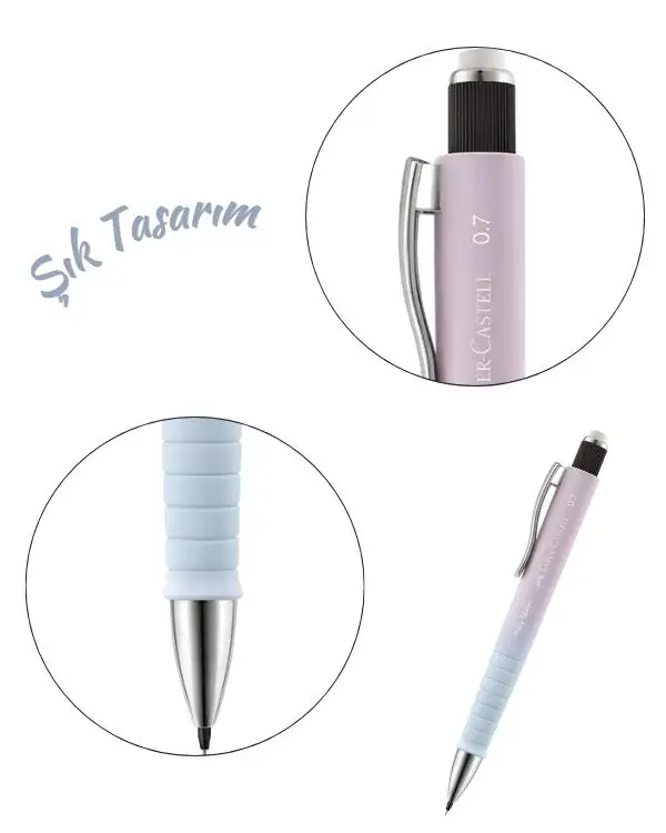 Faber Castell Poly Matic 0.7 mm Bebek Pembe Bebek Mavi Versatil Kalem Faber Castell Poly Matic 0.7 mm Bebek Pembe Bebek Mavi Versatil Kalem