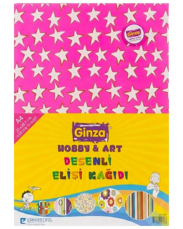 Ginza Desenli El İşi Kağıdı 10'lu GN767
