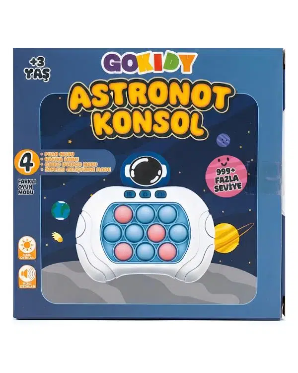 Işıklı ve Sesli Popit Astronot Konsol