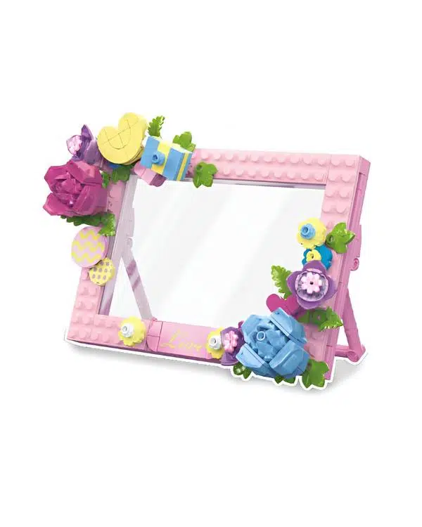 Go Kidy Çiçekli Anı Bahçesi Fotoğraf Çerçevesi Blok Yapım Seti Pembe Go Kidy Çiçekli Anı Bahçesi Fotoğraf Çerçevesi Blok Yapım Seti Pembe